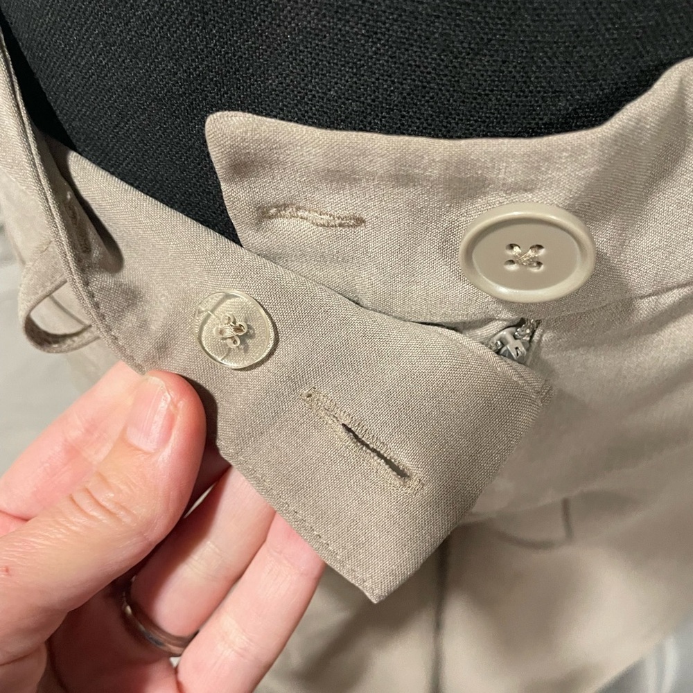 Studio 1940 Tan Women's Trousers - Picture 4 of 9